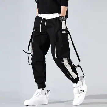 Streetwear Cargo Nohavice Mužov Japonskej Módy Hip Hop Tepláky Mužské Oblečenie 2020 Harajuku Joggers Vojenské Telocvični pánske Nohavice