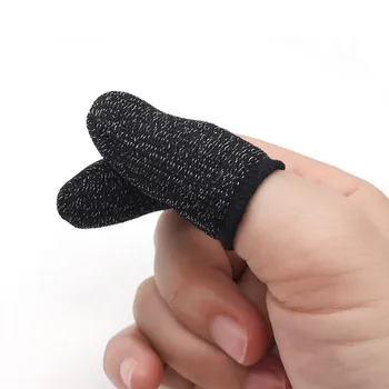 1 Pár Prst Rukáv Ultra-tenký Dotykový Displej Proti Potu Umývateľný Radič Prst Rukávy Rukavice Vonkajšie