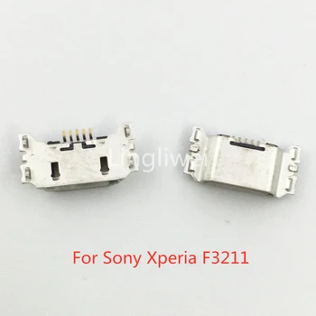 10pcs Micro USB 5pin mini Konektor Mobile Nabíjací port Pre Sony Xperia F3211 F3212 C6/XAU Ultra F3213 F3215 F3216 Poplatok Dock