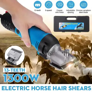 DOERSUPP Ťažkých Elektrické Kôň Hair Clipper Multi-používa sa na Farme Strihanie Zastrihávač Holiaci strojček 6 Rýchlosť Regulovaná Ovce Hair Clipper