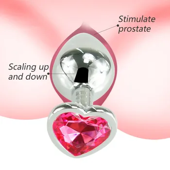 Krištáľové Šperky Zadok Plug Farebné Análny Plug Zadok Plug Stimulátor Análny Sex Hračky Prostaty Masér Dildo pre Ženy Muži
