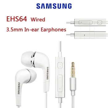 SAMSUNG Originálne Slúchadlá EHS64 Káblové pripojenie 3,5 mm Do uší s Mikrofónom pre Samsung Galaxy S8 S8Edge smartphone huawei