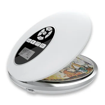 Prenosný CD Prehrávač s Bluetooth Walkman Prehrávač s LCD Displej Audio 3,5 mm Jack pre Darček