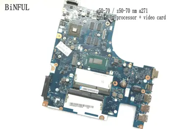 RÝCHLE dodanie ACLU1 / ACLU2 NM A271 G50-70 DOSKE PRE LENOVO G50-70 NOTEBOOK DOSKE CPU 3558U+GPU