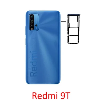 Telefón SIM Kartu SD Podnosy Pre Xiao Redmi 9T Pôvodný Nový Chip Card Držiteľ Zásuvky Časť Čierna Modrá Pre Redmi 8T + Pin
