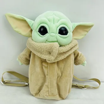 Disney je Nové Roztomilý s Úsmevom Yoda Batoh detský Darček Cartoon Školy Taška Taška Disney Mini Batoh