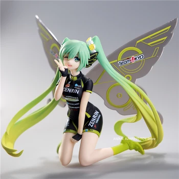 Roztomilé Anime Hračka Motýľ Graffiti Racing Team Anime Kolenách Dievča Model Obrázok Ornament Darček Pre PVC Zber Model Bábiky Hračky