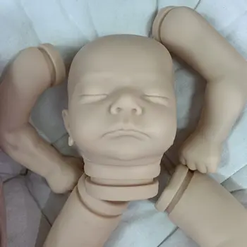 NPK 19 palcový Novorodenca Reborn Bábiky Baby Kit Kai Realisticky Mäkké Čerstvé farba Nedokončené Bábika Časti