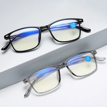 Seemfly Anti modré Svetlo Okuliare na Čítanie Štvorcový Skladací Počítač Okuliare Ženy Muži Presbyopia Diopter +1.0 1.5 2.0 2.5 3 3.5
