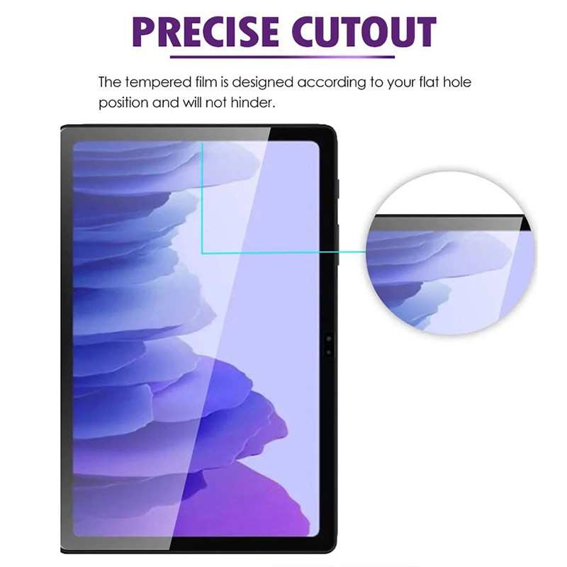 2 KS Pre Samsung Galaxy Tab A7 10.4 palce T500 T505 2020 Tvrdeného Skla Screen Protector pre SM-T500 T505 T507 Tablet Film Stráže 0
