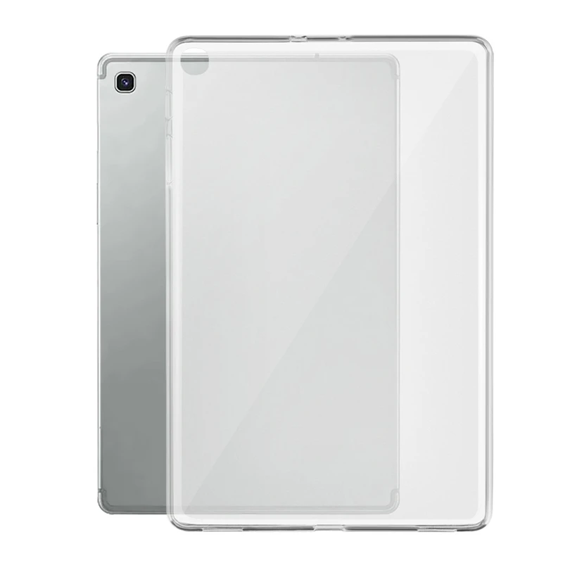 Silikónové Prípad Tabletu Samsung Galaxy Tab S5e 10.5 T720 T725 Tab 10.1 2019 SM-T510/515 Ochranné puzdro Shell Coque 0