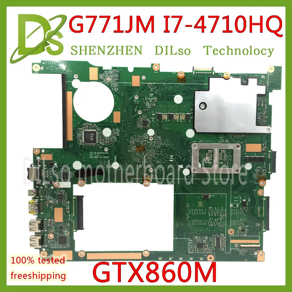 KEFU G771JM Pre ASUS G771J G771JW G771JK Doske I7-4710HQ GTX860M 2G grafická karta EDP aptop Doske Test pracovať 1