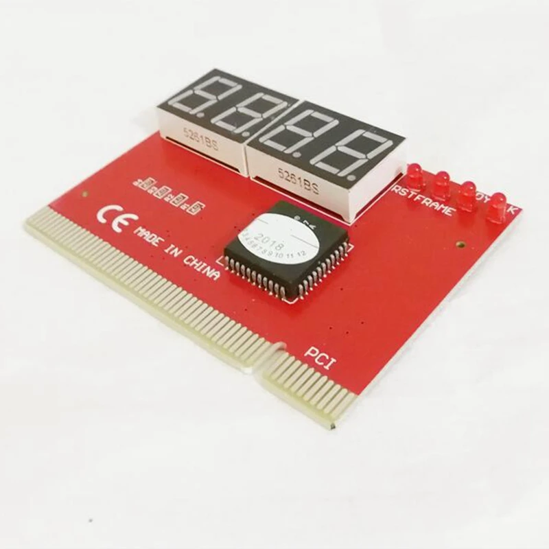 Počítač PCI POST Karty Dosiek LED 4-Miestne Diagnostické Tester Karty PC Analyzer pre Test PC Desktop 1
