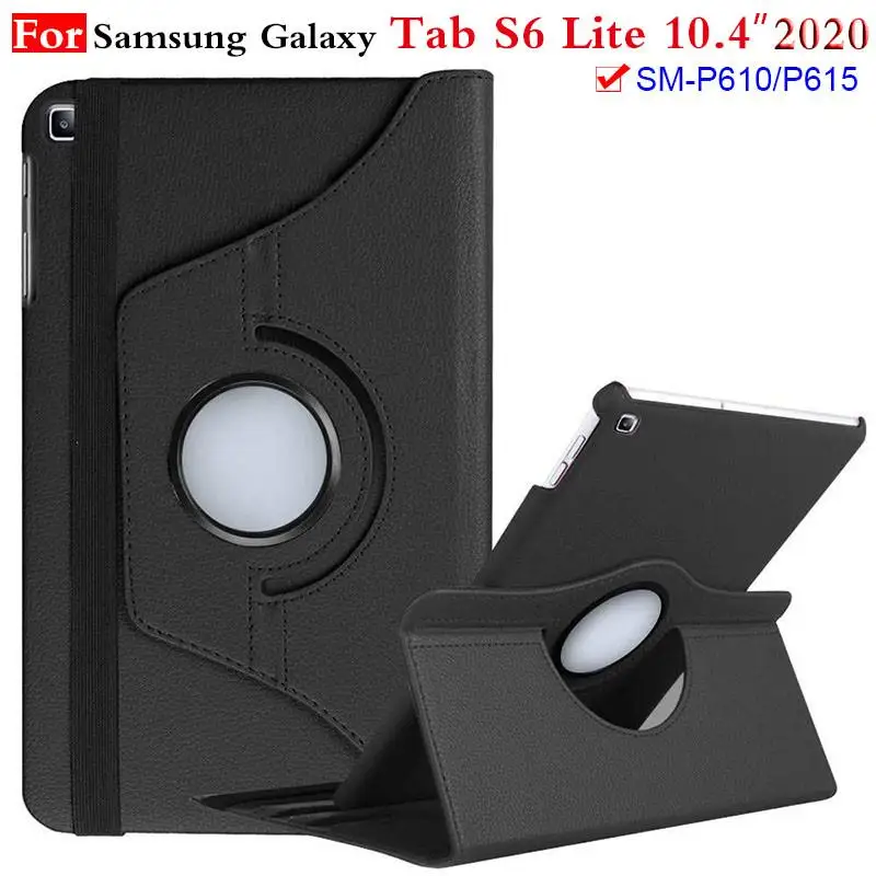 Pre Samsung Galaxy Tab S6 Lite 10.4 palce P610 P615C 2020 360 Stupňové Otáčanie Stojan, Držiak na Tablet Kryt Ochranný plášť Pre p610 1
