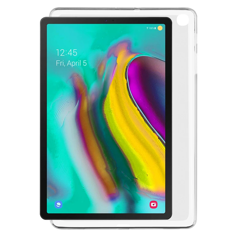Silikónové Prípad Tabletu Samsung Galaxy Tab S5e 10.5 T720 T725 Tab 10.1 2019 SM-T510/515 Ochranné puzdro Shell Coque 2