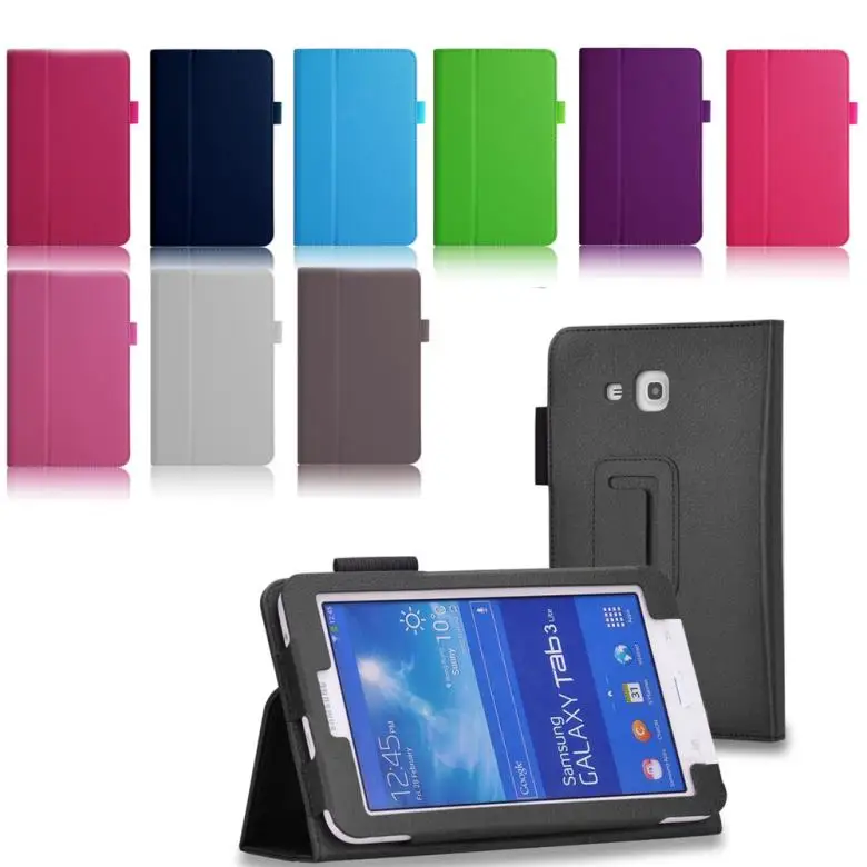 Tablet Flip puzdro Pre Samsung Galaxy Tab 3 7.0 Lite T110 T111 T113 T116 PU kožené ochranné Stojan, kryt pre samsung TAB E 7.0 3
