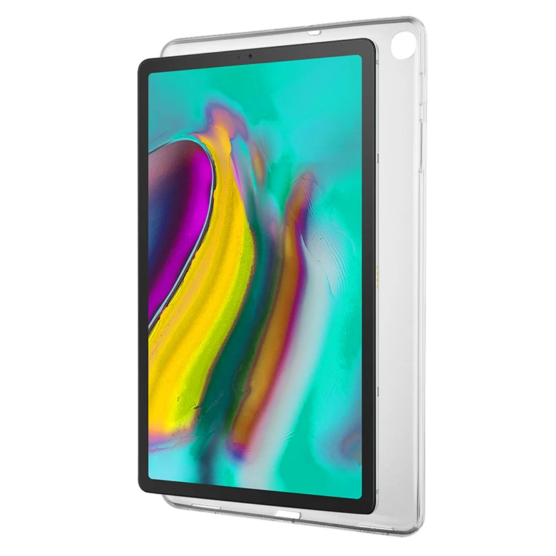 Silikónové Prípad Tabletu Samsung Galaxy Tab S5e 10.5 T720 T725 Tab 10.1 2019 SM-T510/515 Ochranné puzdro Shell Coque 4