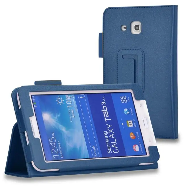 Tablet Flip puzdro Pre Samsung Galaxy Tab 3 7.0 Lite T110 T111 T113 T116 PU kožené ochranné Stojan, kryt pre samsung TAB E 7.0 4