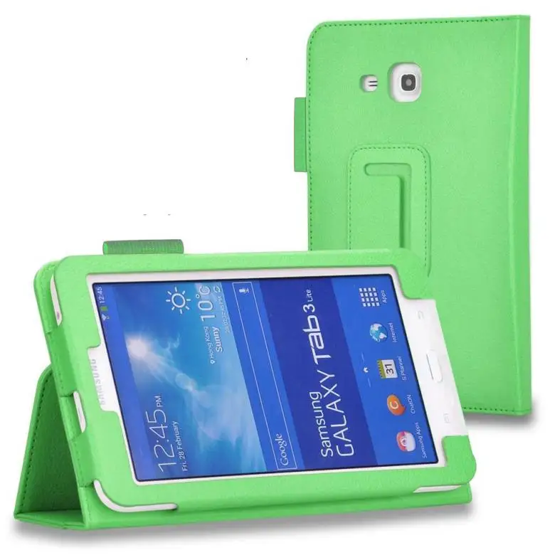 Tablet Flip puzdro Pre Samsung Galaxy Tab 3 7.0 Lite T110 T111 T113 T116 PU kožené ochranné Stojan, kryt pre samsung TAB E 7.0 5